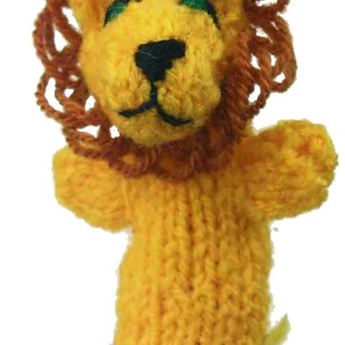 Finger Puppets tricotée « Lion »